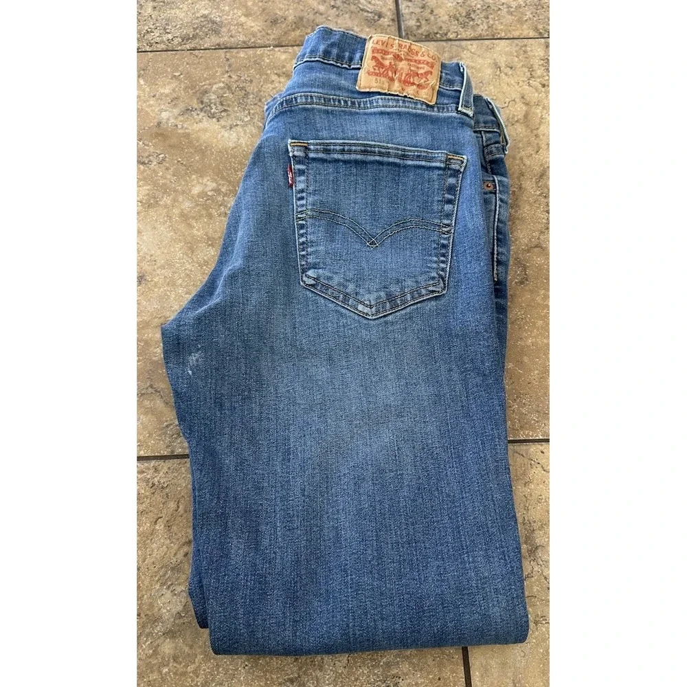 Levi's 511 Jeans Slim Fit Mens 32x30 Dark Wash Blue Denim Fit 30X28.5